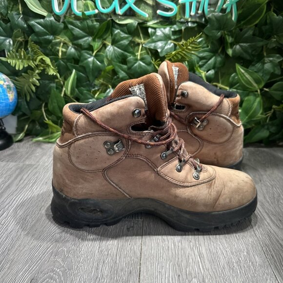 Vintage Nike ACG Hiking Waterproof Leather Boots Men Size US 9 Brown